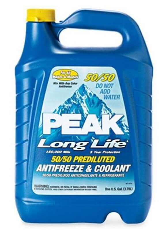 Peak 50/50 Long Life Prediluted Antifreeze and Coolant Gallon