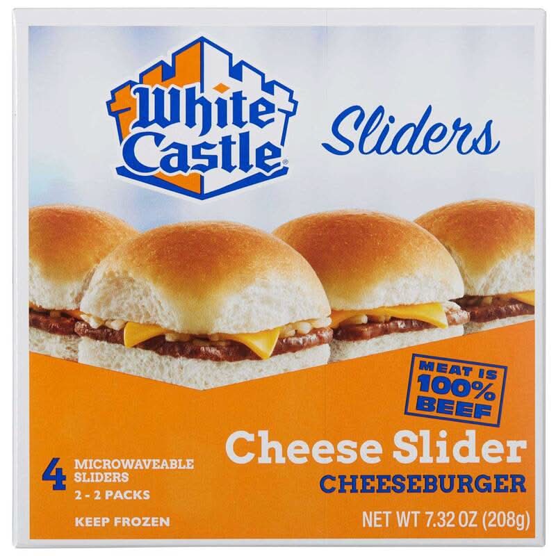 White Castle Microwaveable Frozen Cheeseburger Sliders 4-Pack