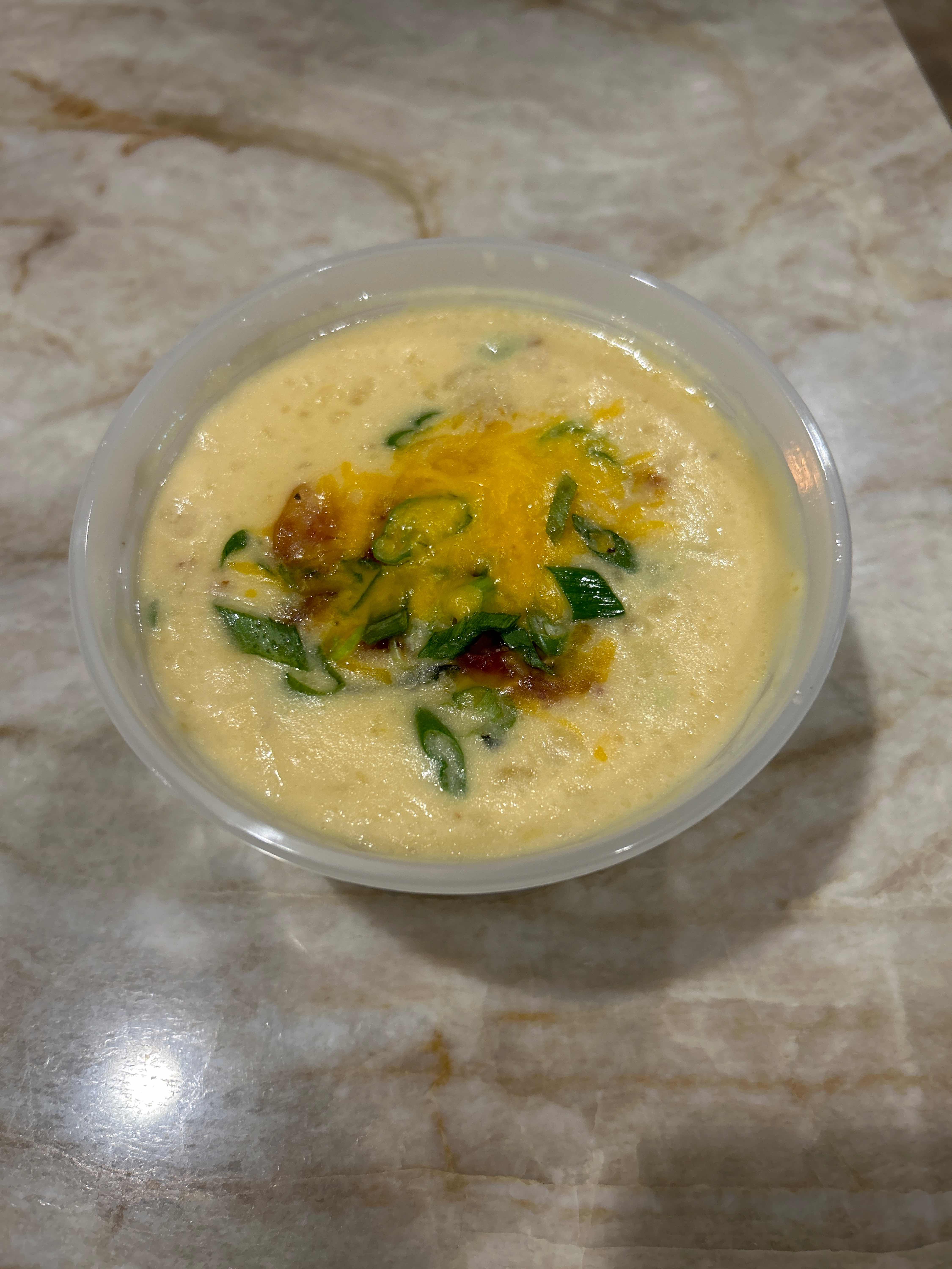 Cup Loaded Baked Potato Soup
