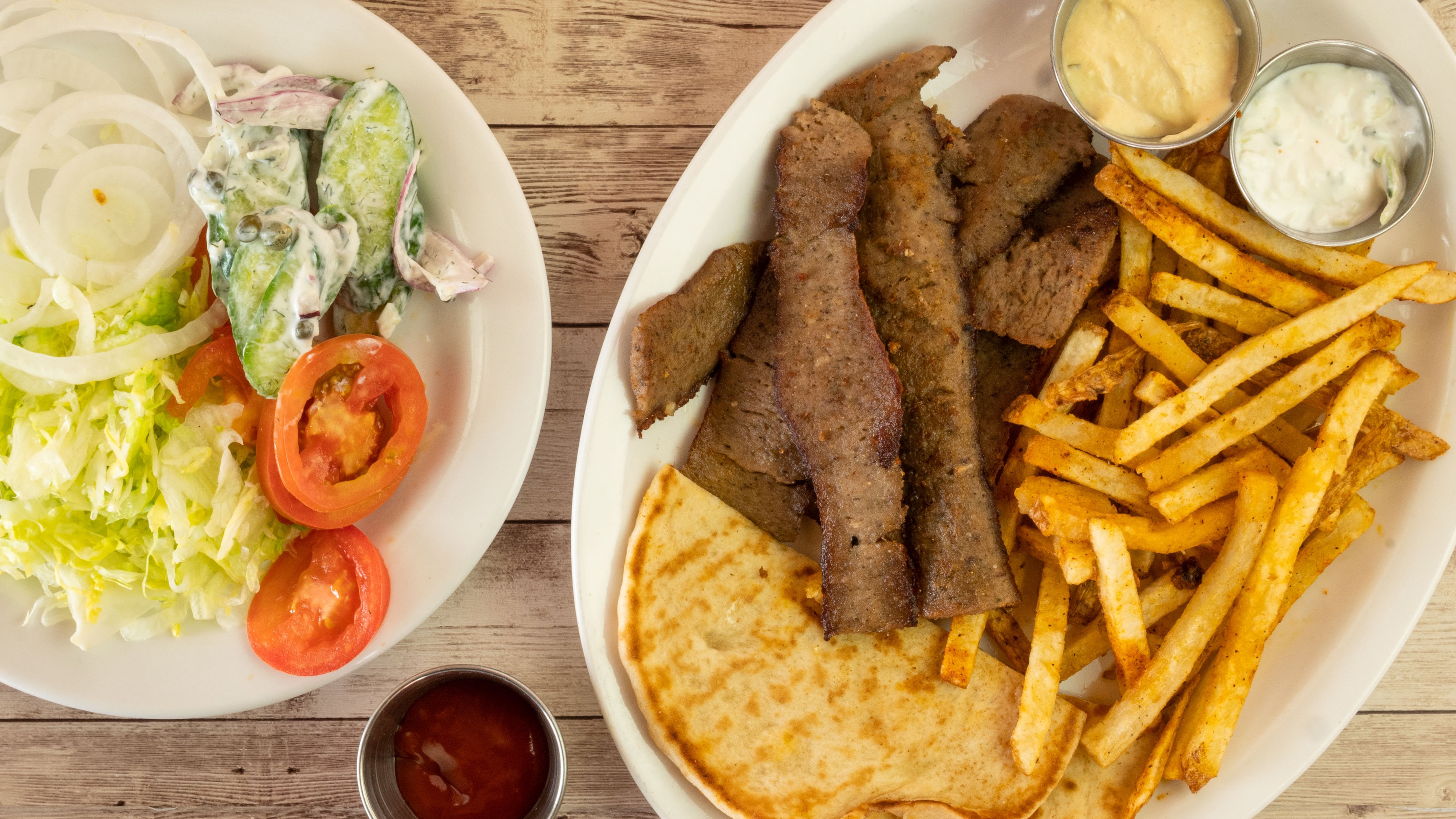 Gyros Plate with Fries