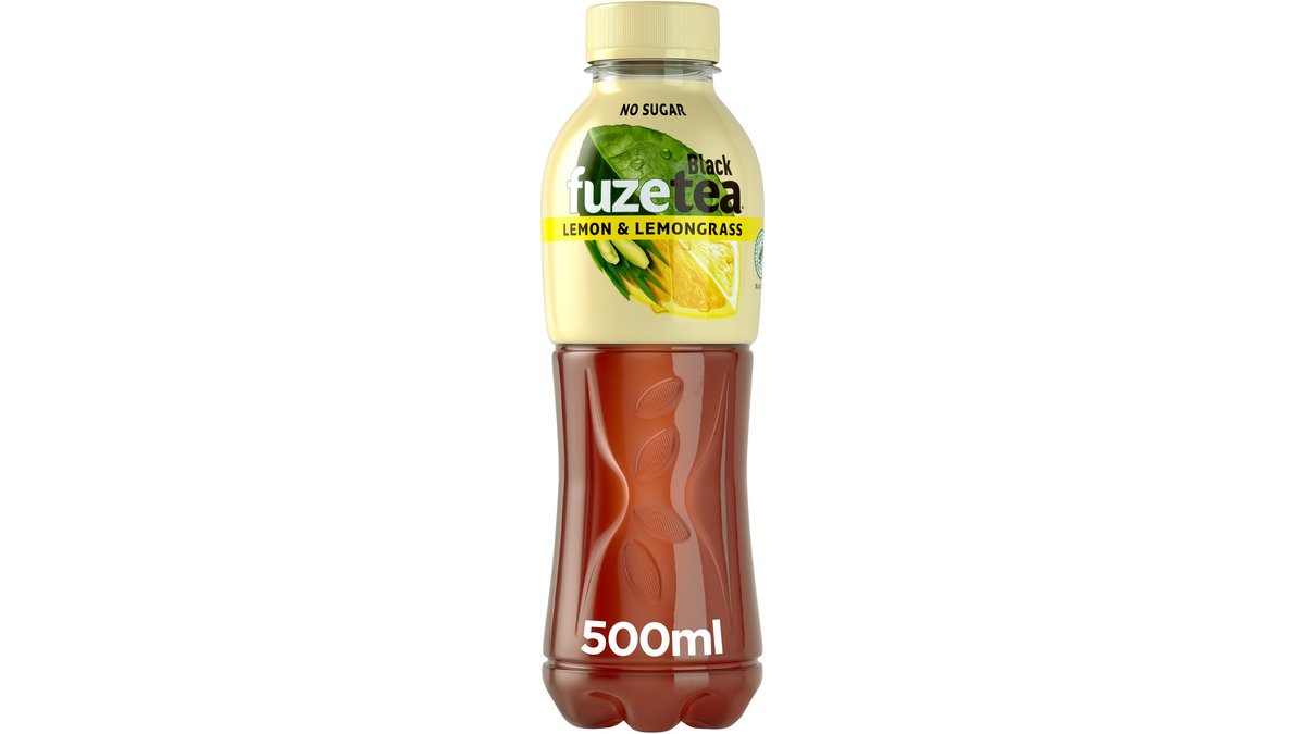 Fuzetea Black Ice Tea Λεμόνι με Εκχύλισμα Λουίζας 0.5 l