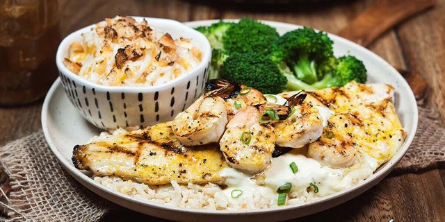 Shrimp Stacked Trout