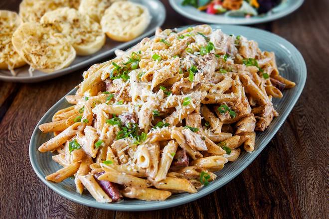 Family Meal - Cajun Chicken and Sausage Alfredo