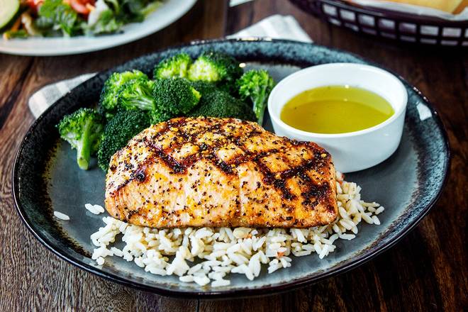 Mesquite Wood-Grilled Salmon