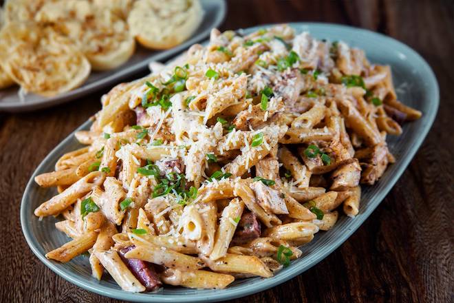 Party Pack Cajun Chicken and Sausage Alfredo