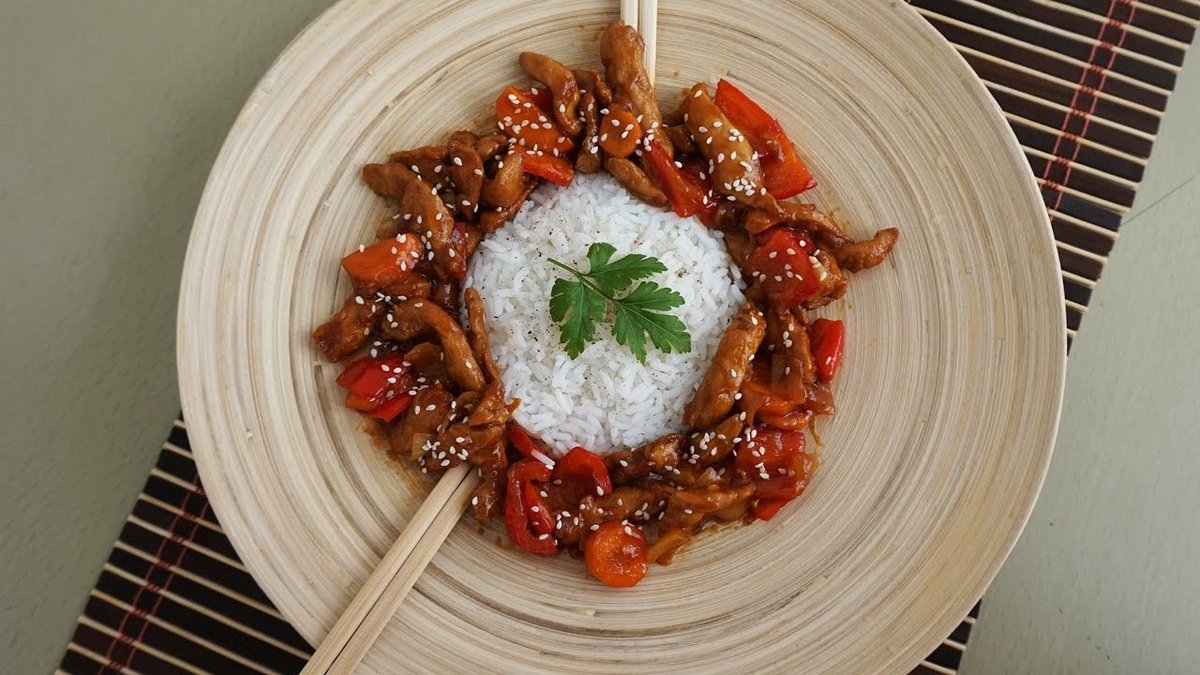 Piept de pui în stil asiatic