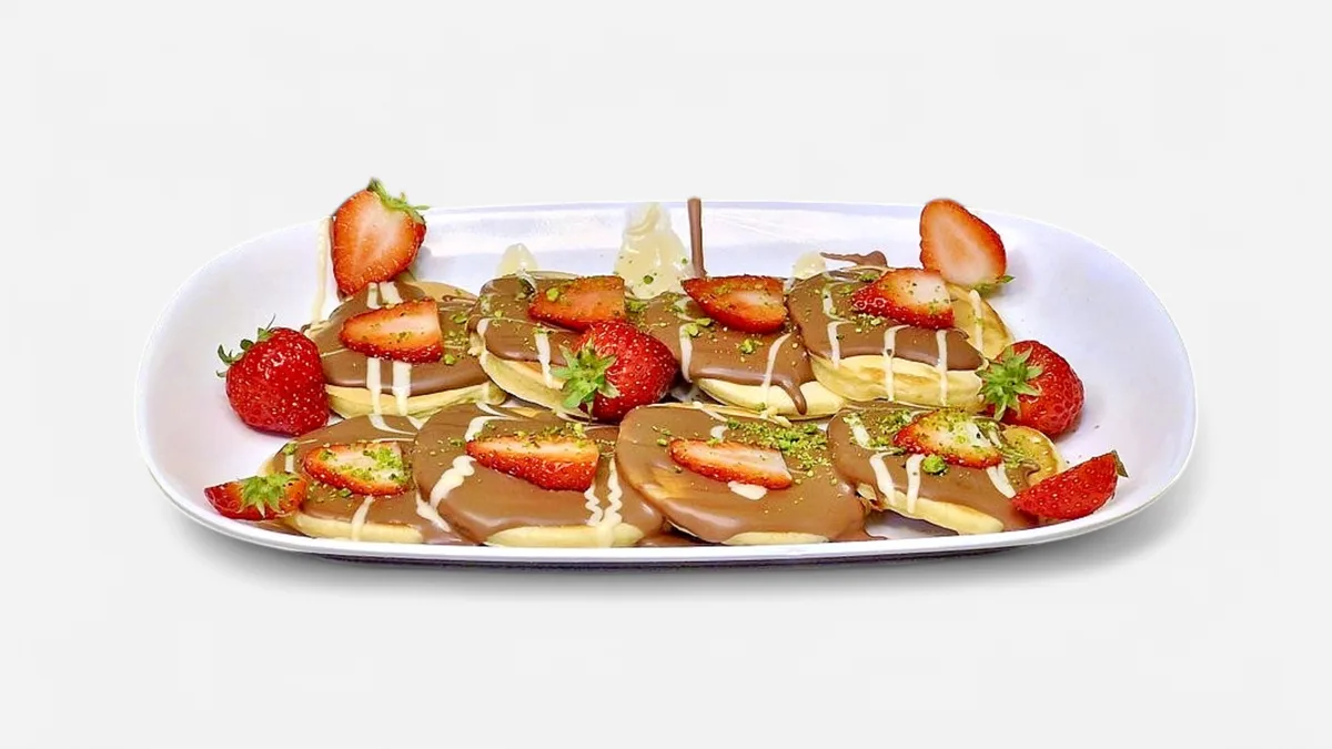 Mini Pancake Çiyələk