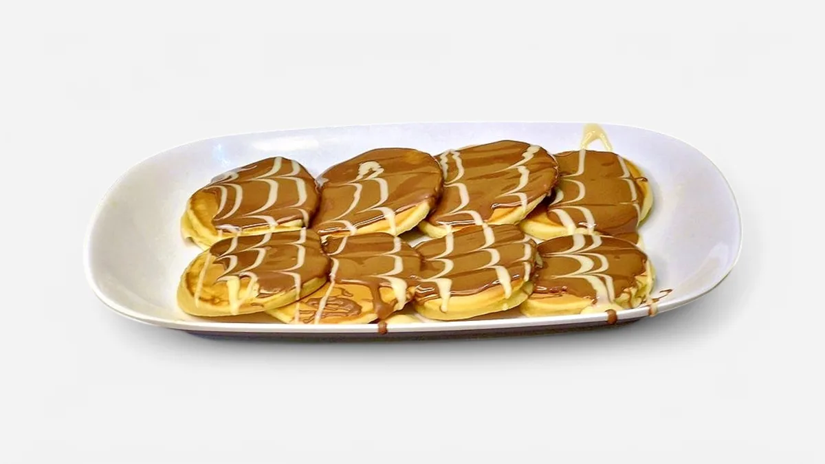 Mini Pancake şokoladlı