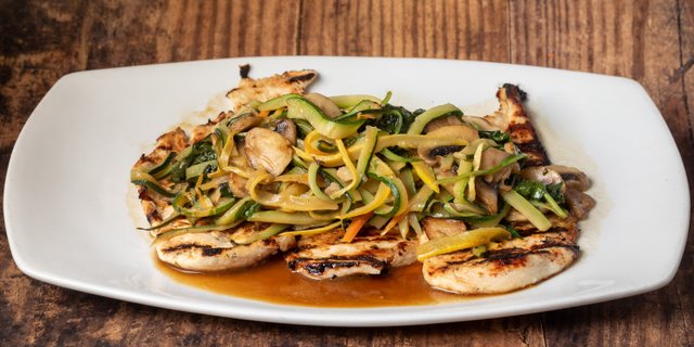Grilled Chicken Primavera