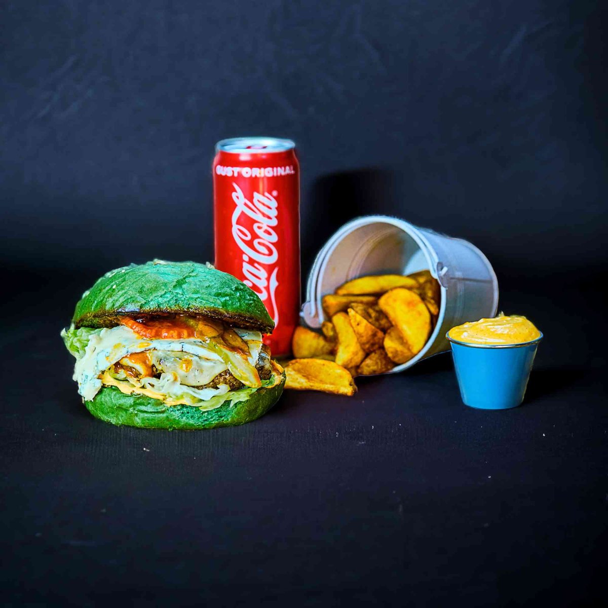 Combo: Blue Hulk Burger