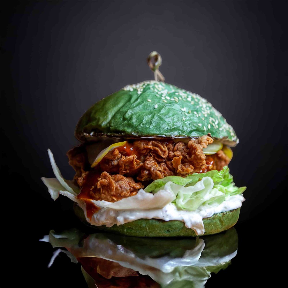 The Chicken king burger