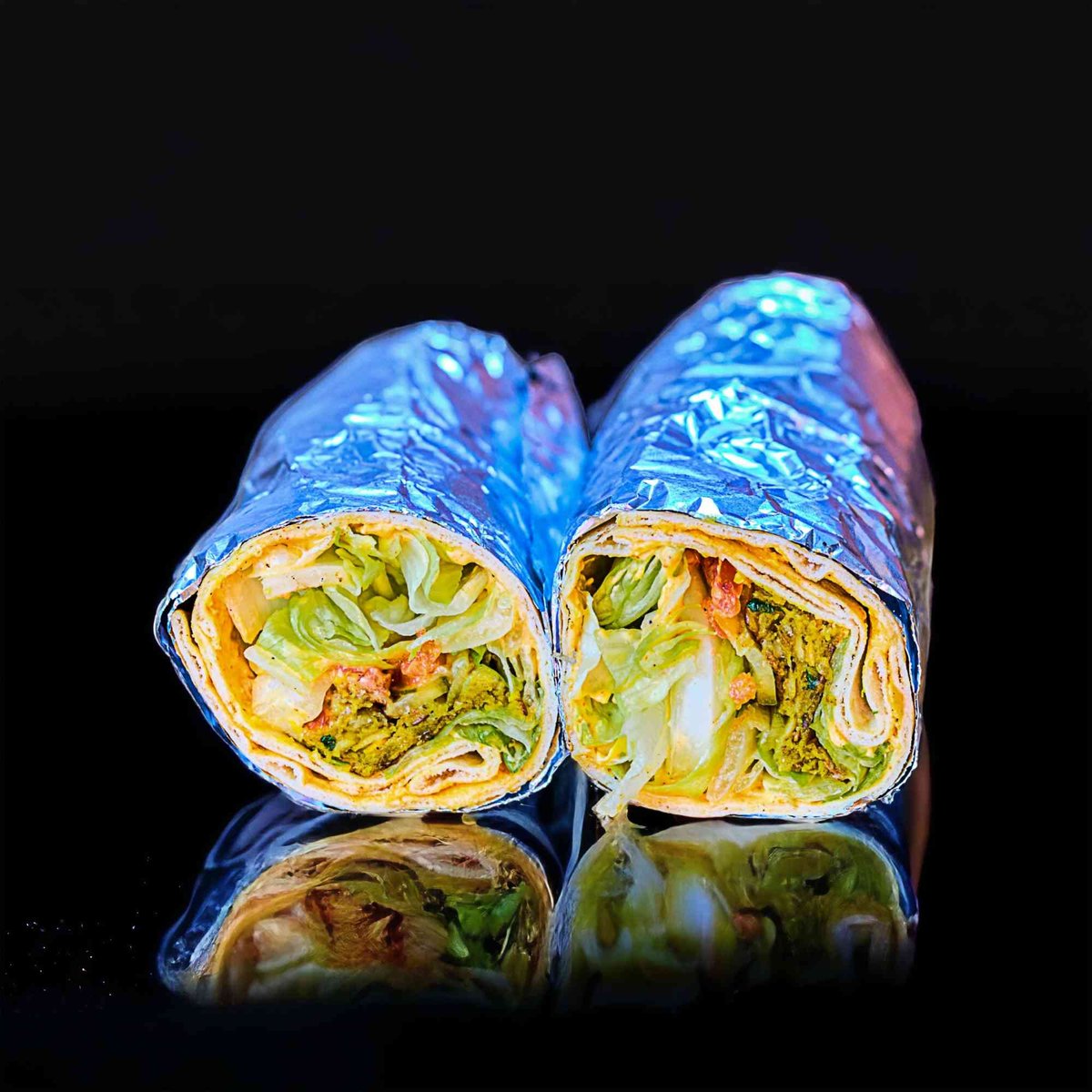Vegan Lentil Falafel Wrap