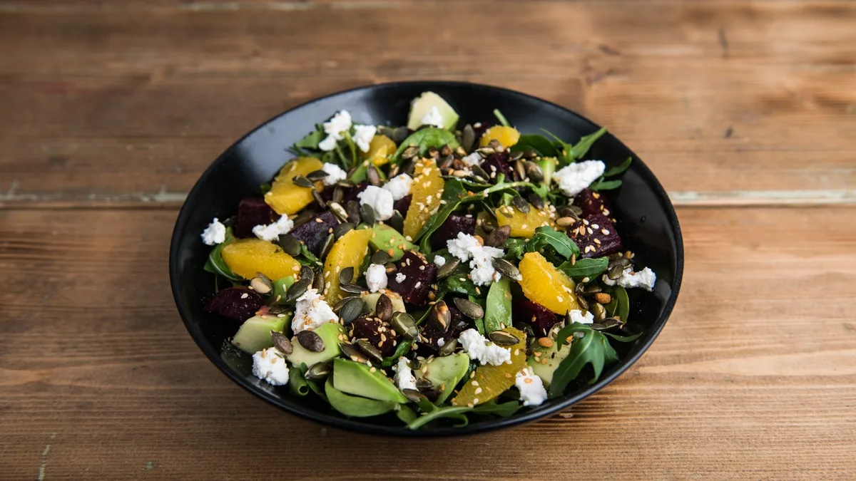 BEET and AVOCADO SALAD