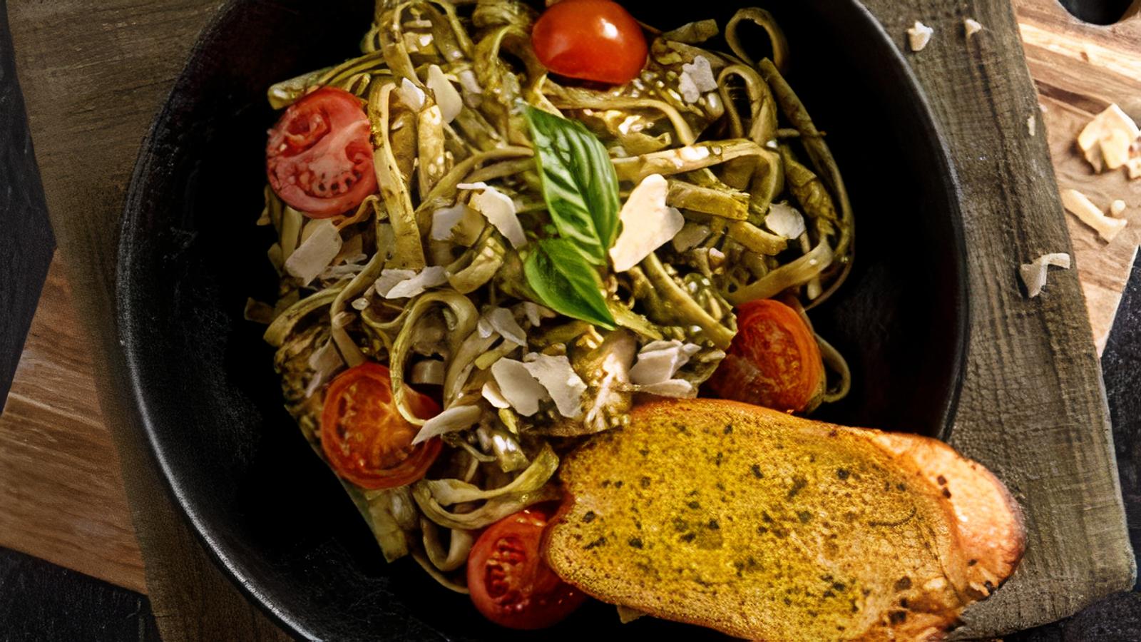 Pesto Chicken Fettuccini