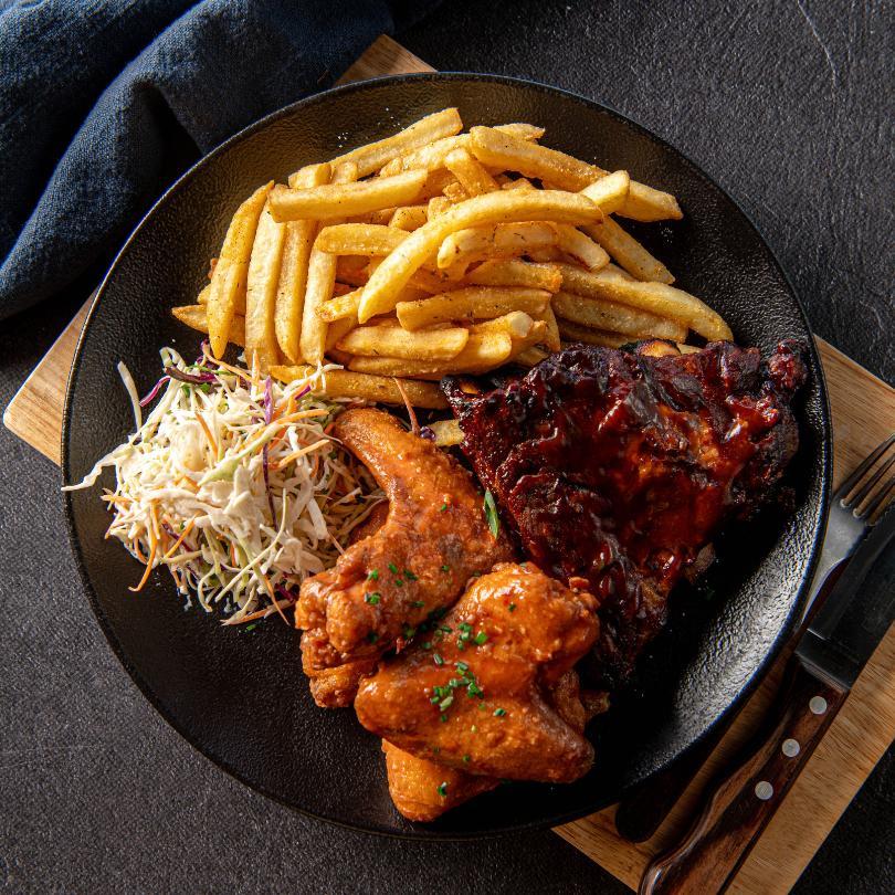 Ribs and Wings Combo
