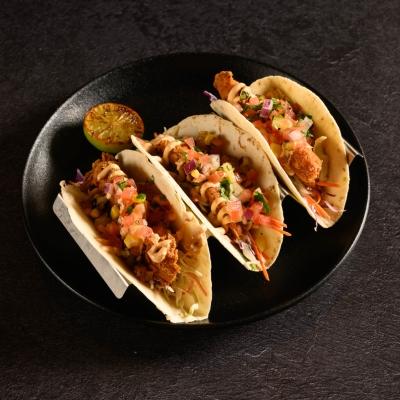 Trio Of Tacos -  Crispy Fried Chicken