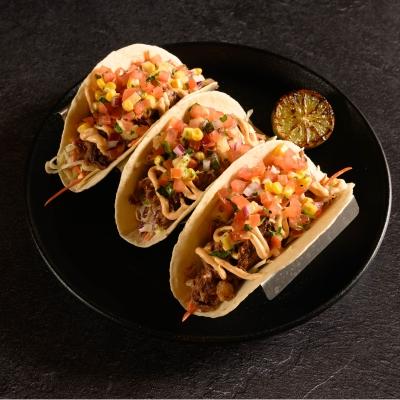Trio Of Tacos Pulled Brisket