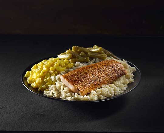 Grilled Salmon Meal
