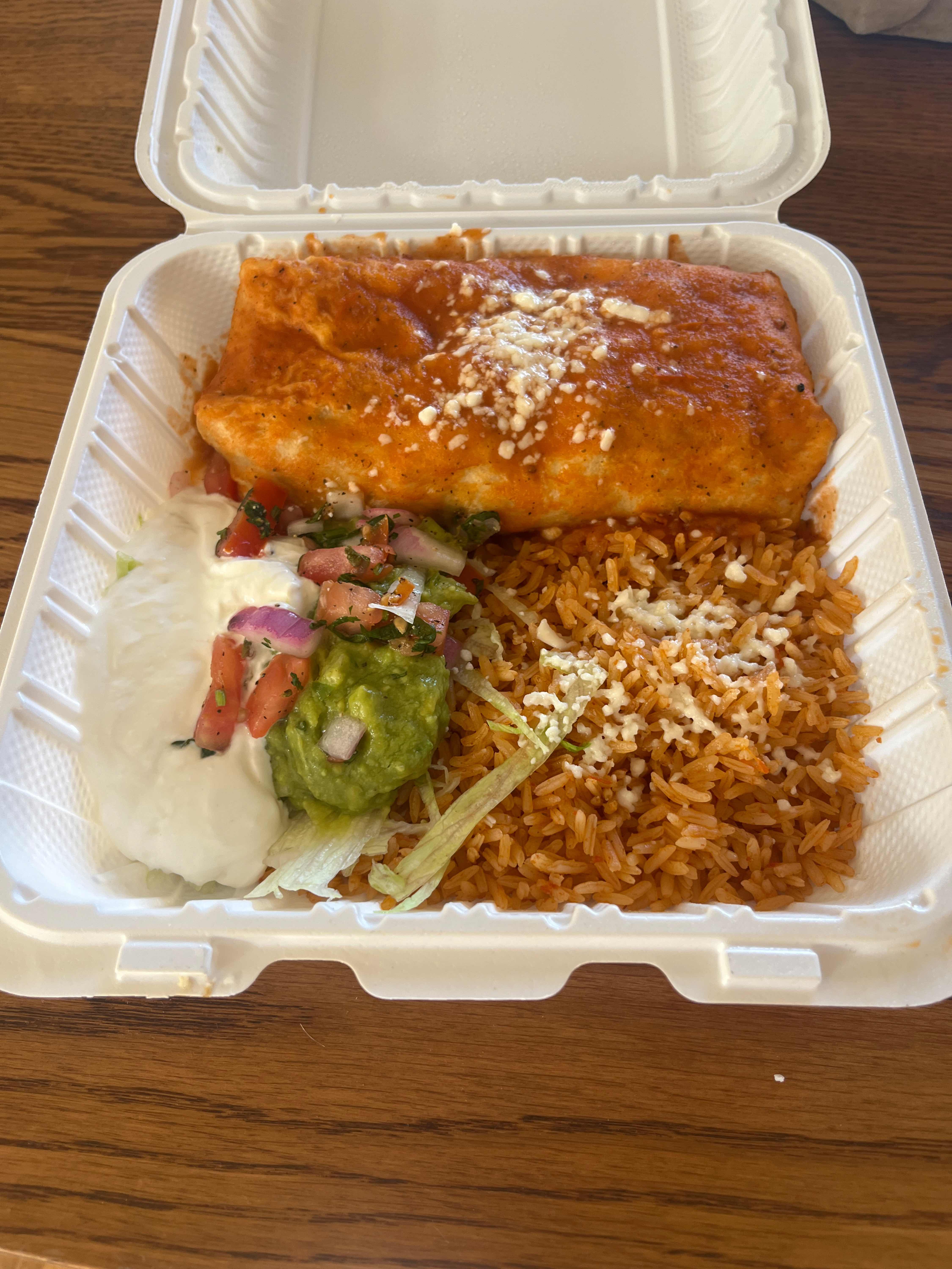 Burrito Mojado Chicken