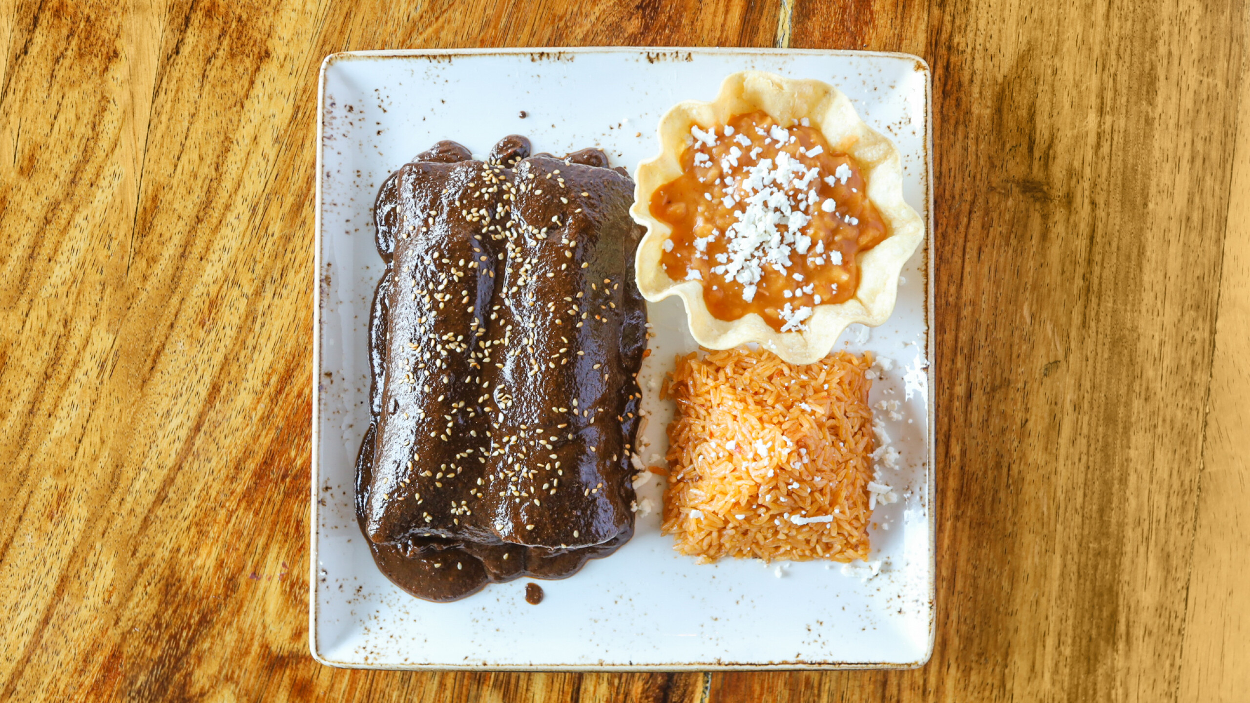 Mole Enchiladas