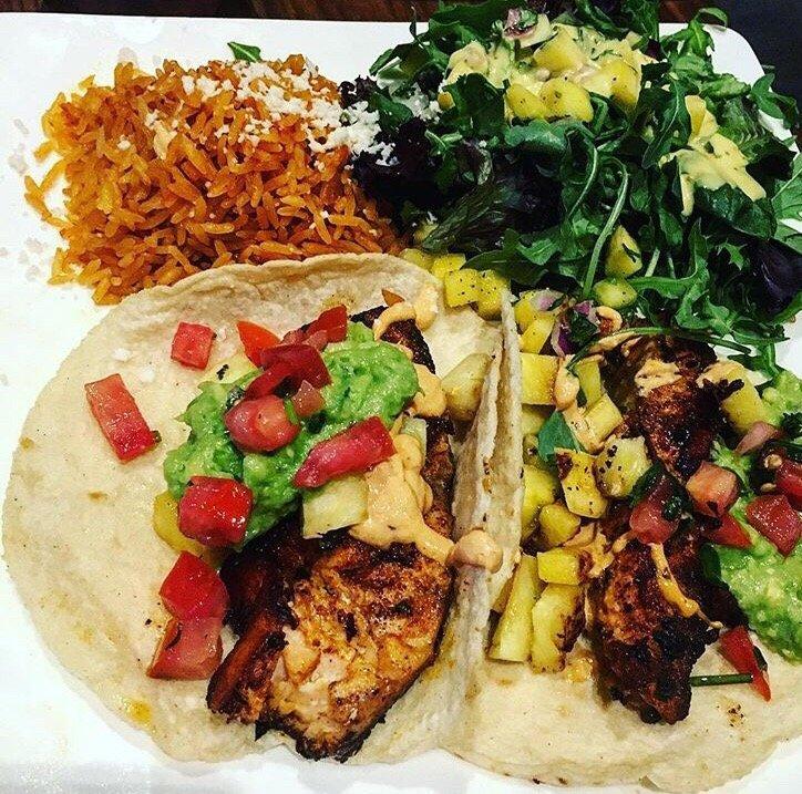 Salmon Tacos
