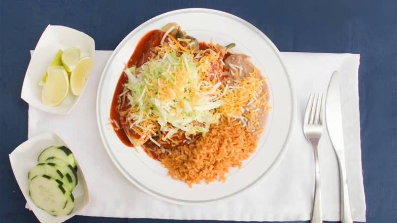 Combo #14: Two Chile Rellenos Plate