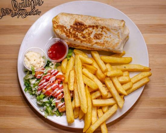Combo Burrito con Papas