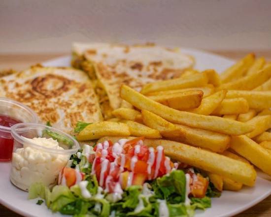 Combo Quesadilla con Papas