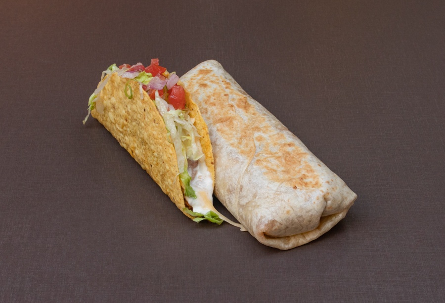 Combo Burrito e Taco