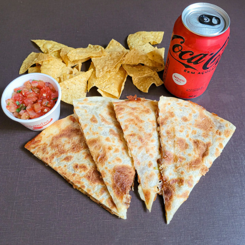 Combo Quesadilha com Nachos, Molho, Refr