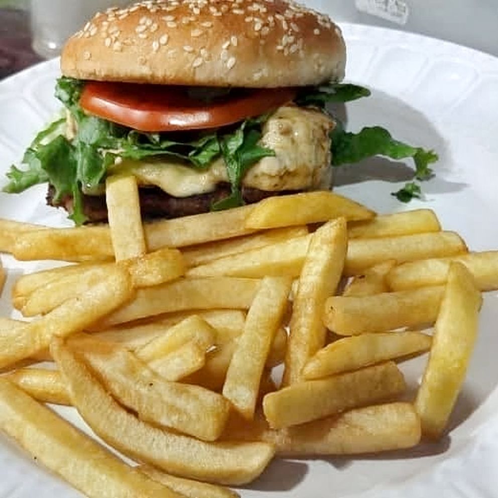 Hamburguesa con Papas