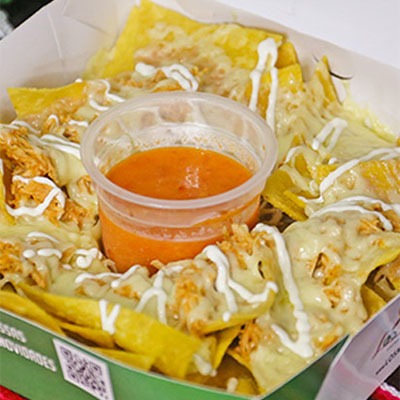 Nachos de Pollo - Meia Porção