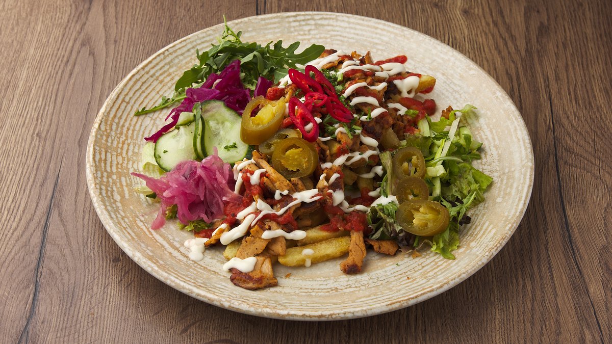 Kana-Döner Ranskalaisilla