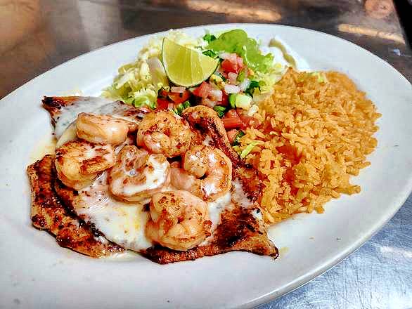 Grilled Chicken Breast and Shrimp