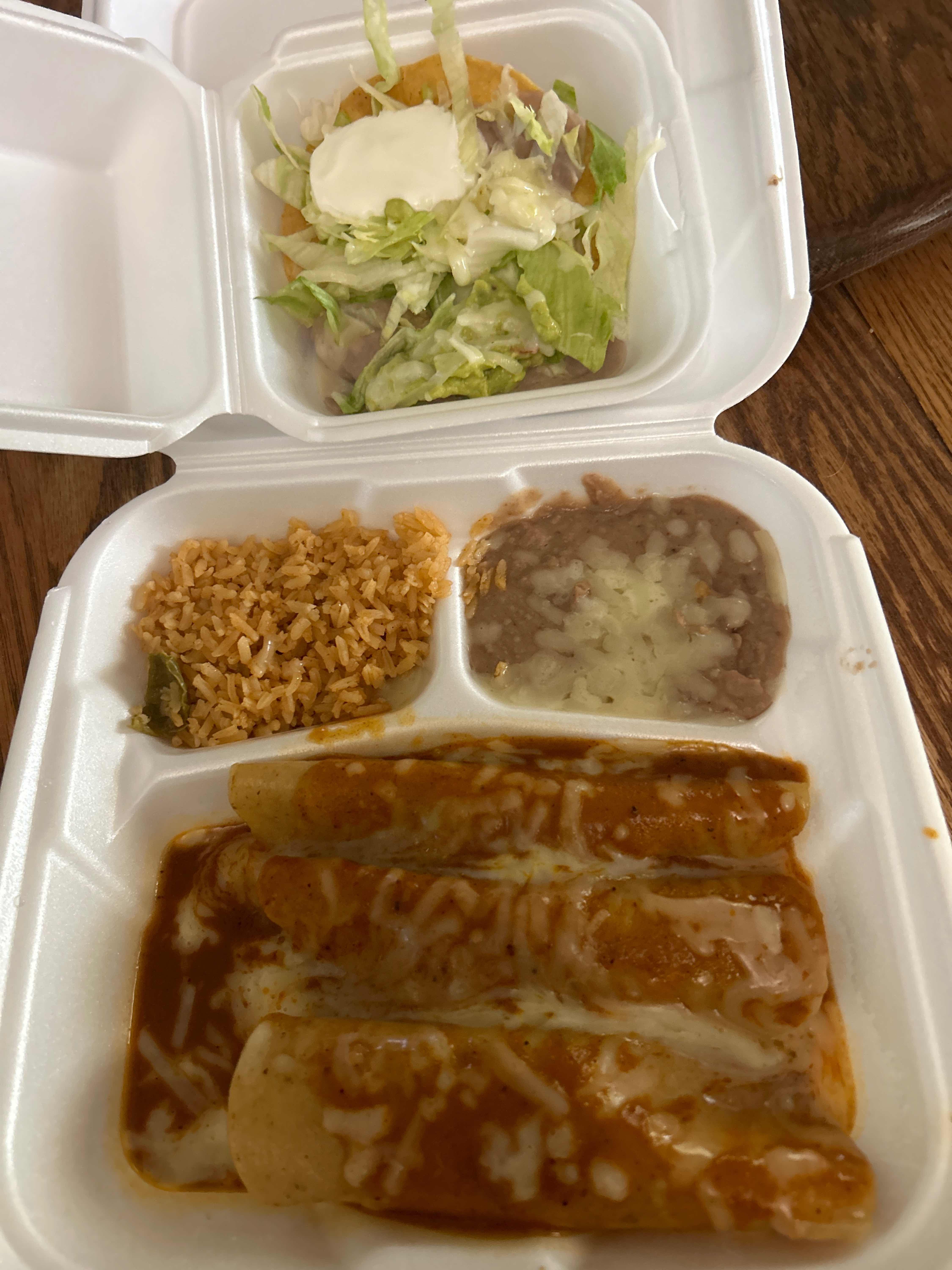 #4. 3 Enchiladas