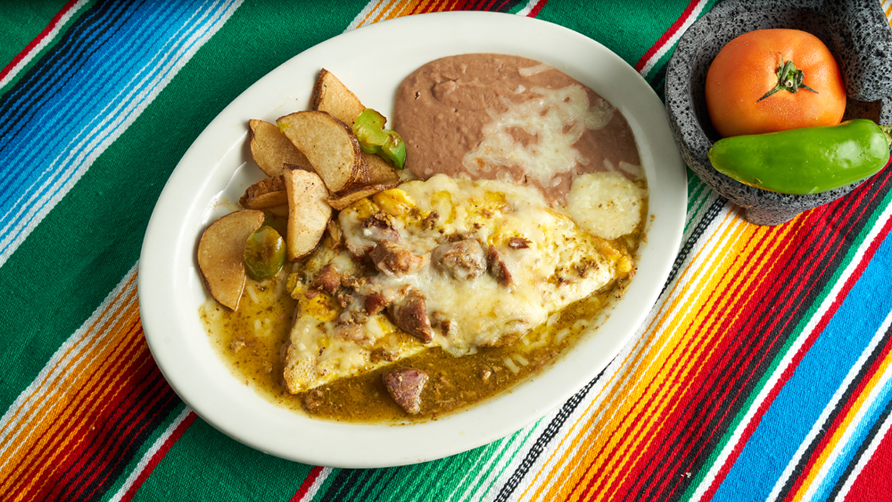 Chile Verde Omelette