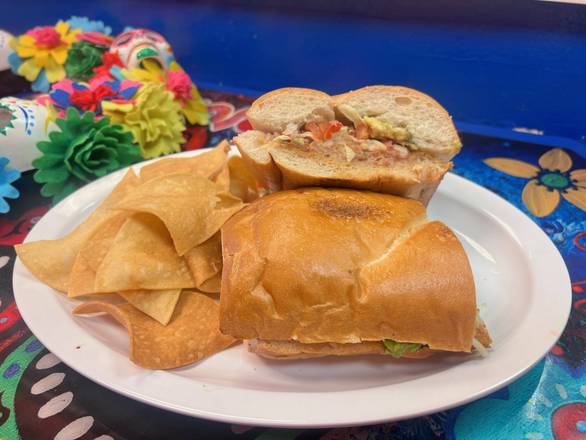 Chicken Tinga Torta