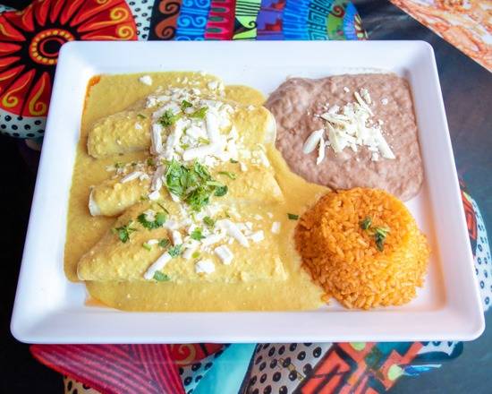 Habanero Cream Enchiladas