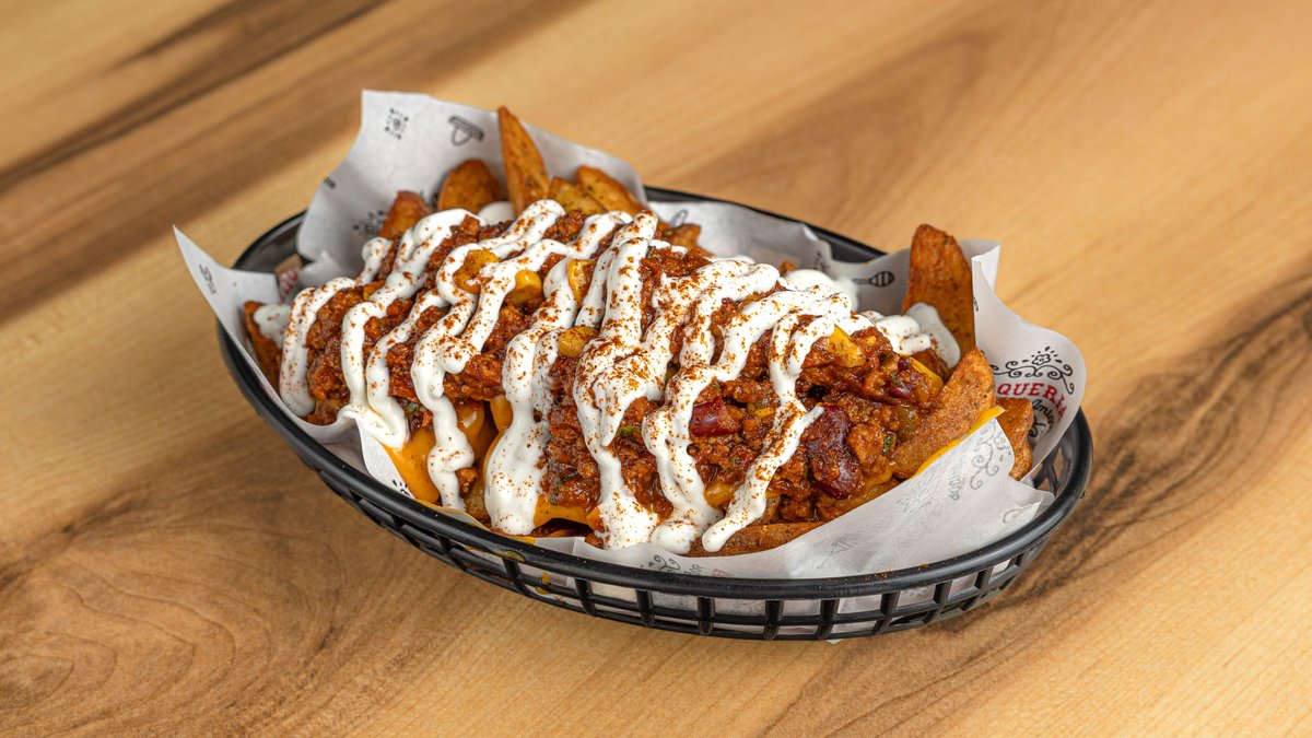 Πατάτες Σάλτσα Τσένταρ, Chilli Con Carne και Sour Cream