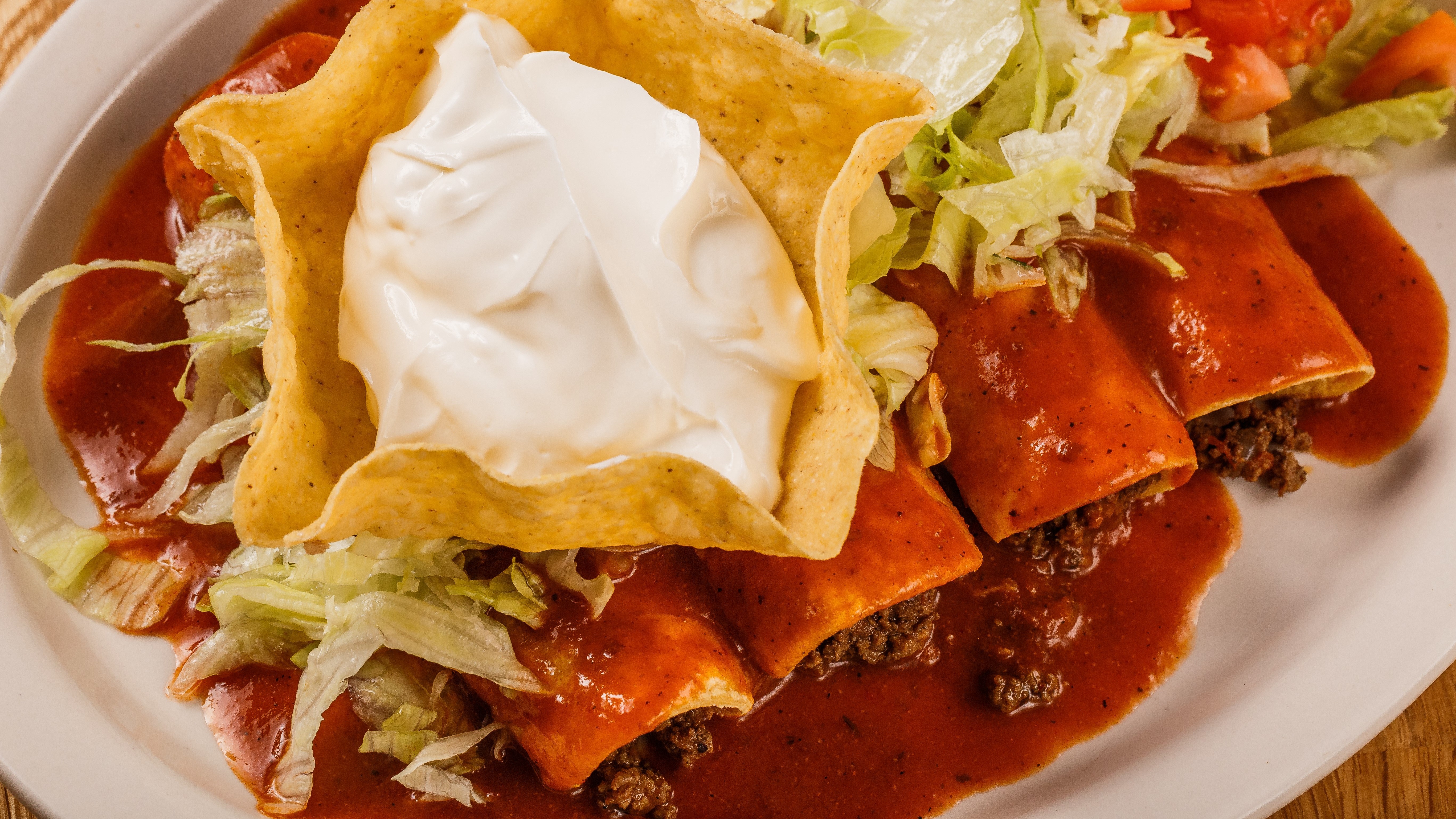 25. Enchiladas Rancheras