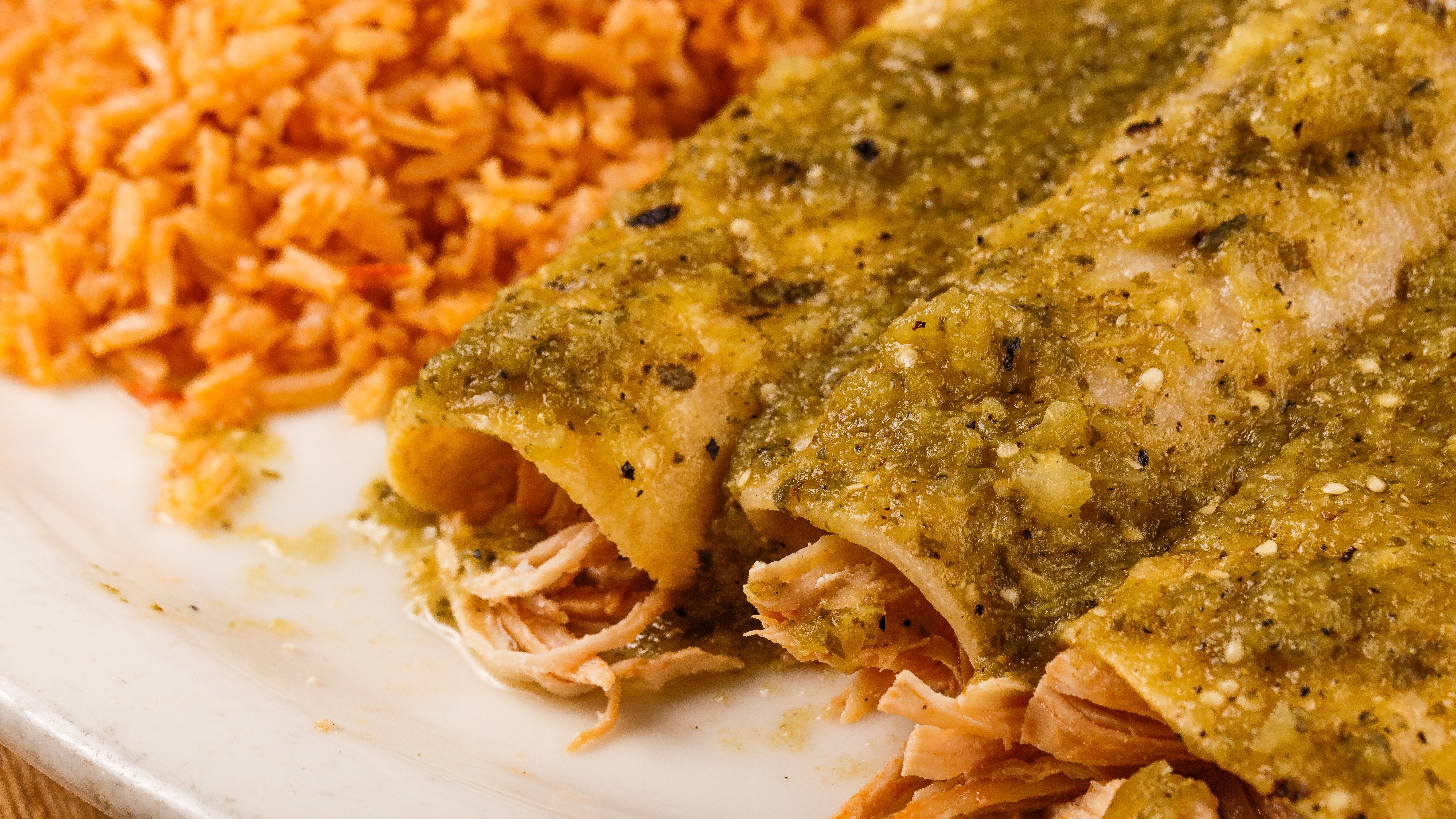 32. Enchiladas Verde (3 Pieces)