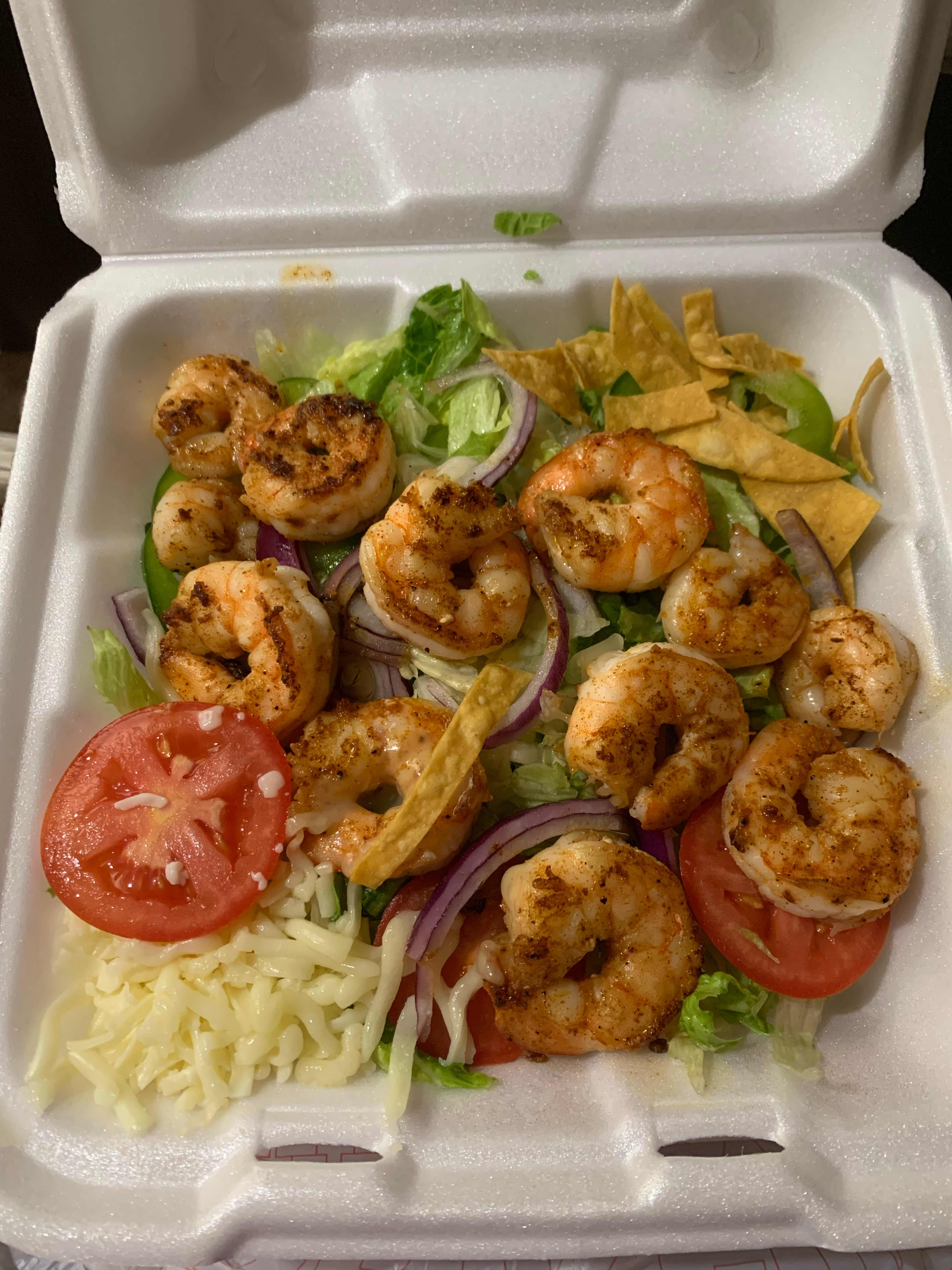 Grilled Shrimp Salad