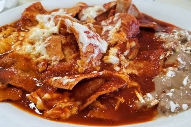 Chilaquiles Platter Plate