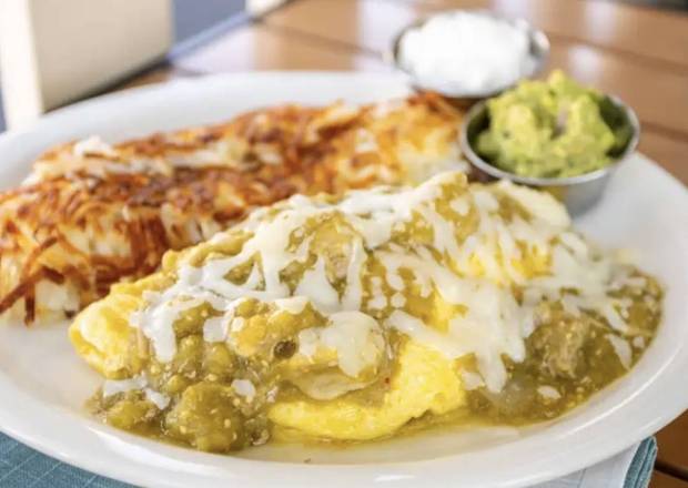 Chile Verde Omelette