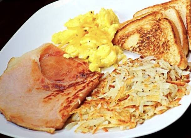 Ham Steak and Eggs (2 pcs)