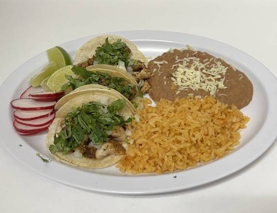 Taco (3 pcs) Plate