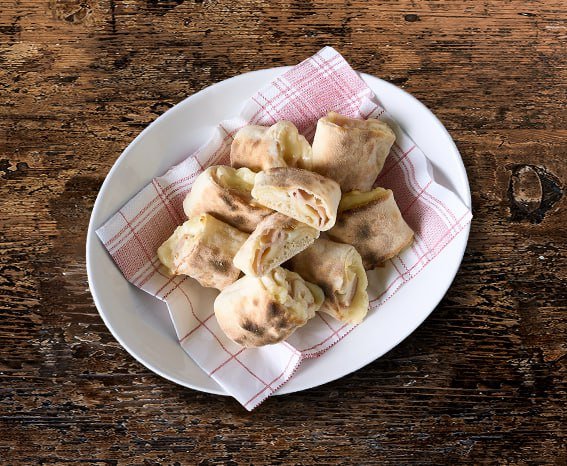 Pizzabrötchen Käse and Schinken