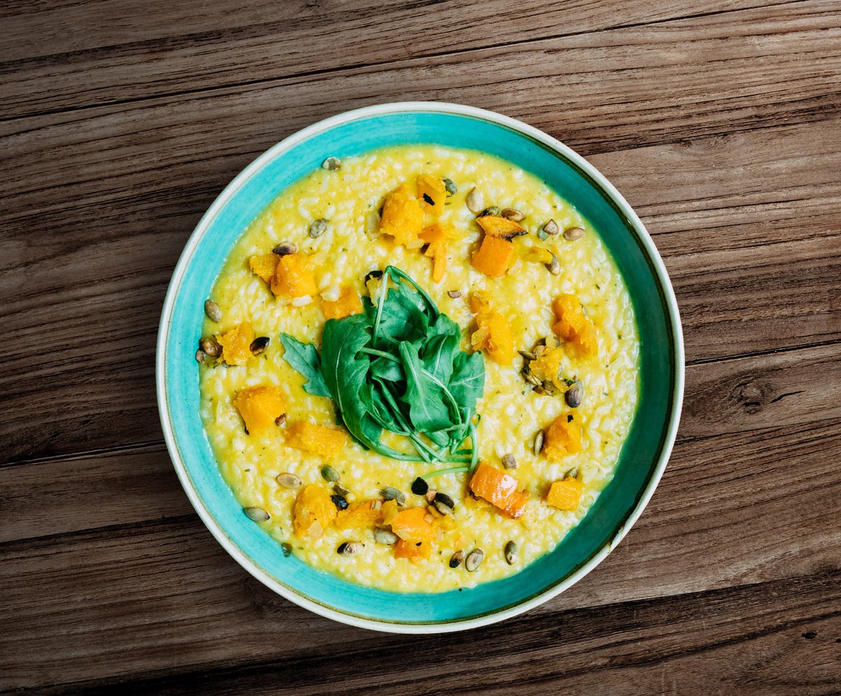 Risotto alla Zucca e Rucola