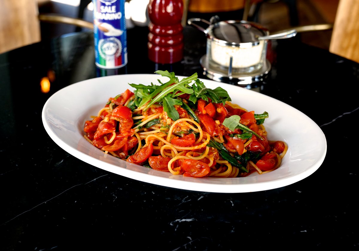 Spaghetti Rucola e Pomodorini