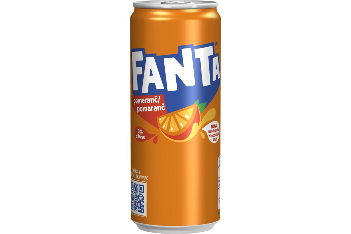 Fanta - pomeranč 0,33 l